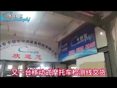 Linea di prova del veicolo motociclo Linea di prova del veicolo motociclo per la stazione di prova