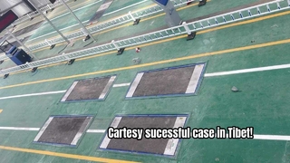 Caso della città di Tibet Leiwuqi! Cartesy installa con successo una linea completa di ispezione dei veicoli in alto