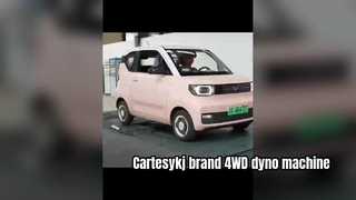 Cartesykj marca 4WD telaio del veicolo banco dinamometrico macchina di potenza per auto banco prova interasse regolabile
