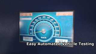 Strumento di controllo Cartesy LCD con funzionamento touch screen, modello economico per singolo tester.