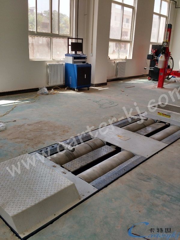 Banca di prova delle prestazioni di potenza blu per camion e autobus/automobili con dinamometro del telaio