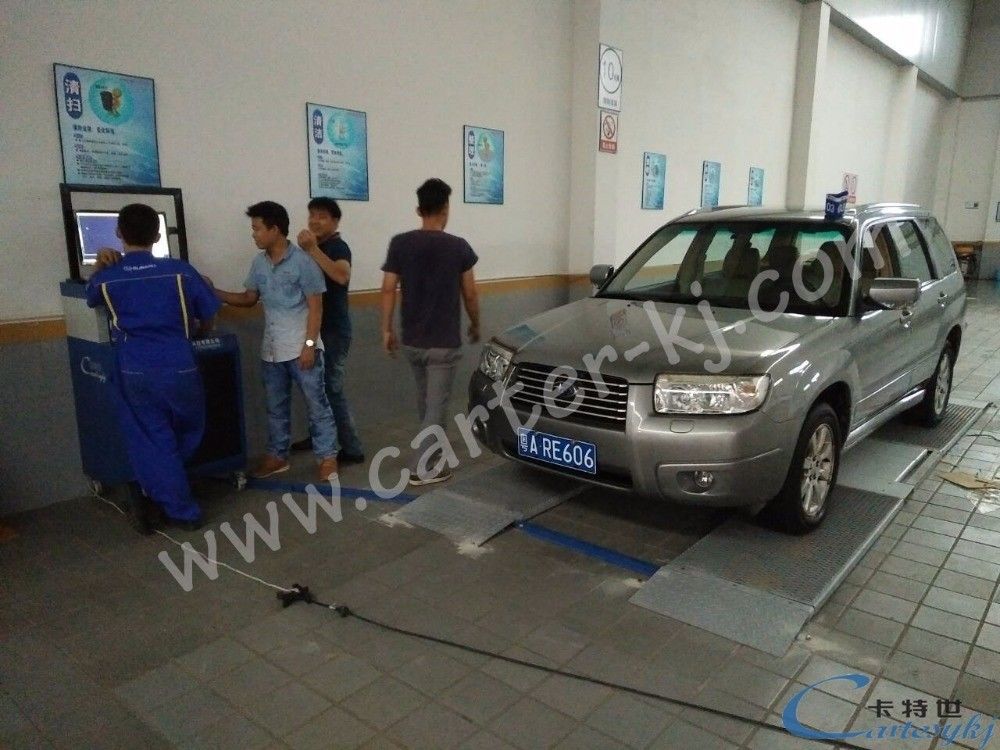 Linea di prova ultrapiatta a 220V per test freni auto, test di carico, controllo sbandamento