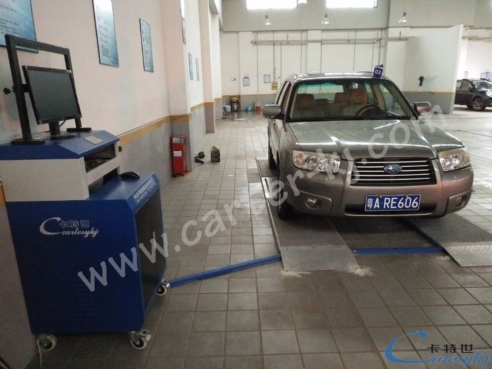 Linea di prova ultrapiatta a 220V per test freni auto, test di carico, controllo sbandamento