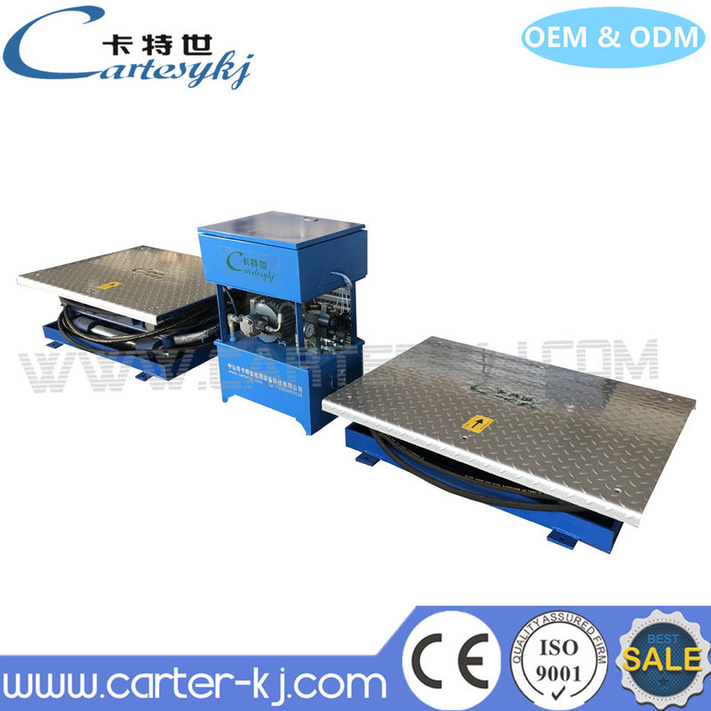 Rilevatore di gioco veicolare con schema di lavoro da 2,2KW per bagagliai e auto con azionamento a pressione idraulica