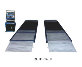 2CTHPB-3B Flat plate luxury brake tester attrezzatura di ispezione del veicolo macchina linea di prova forza per auto
