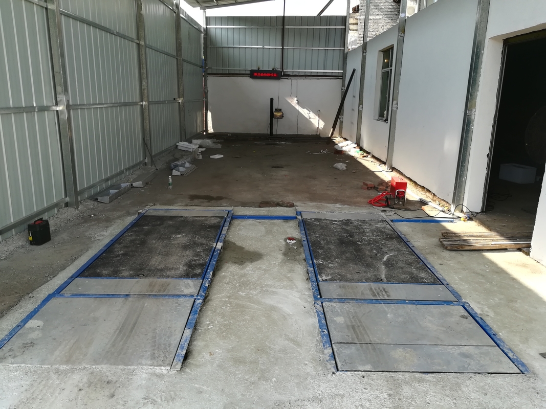 2CTPBH-10 Tester di freni a piastra ultra piattaLinea di prova per autocarri Prova della forza di frenata
