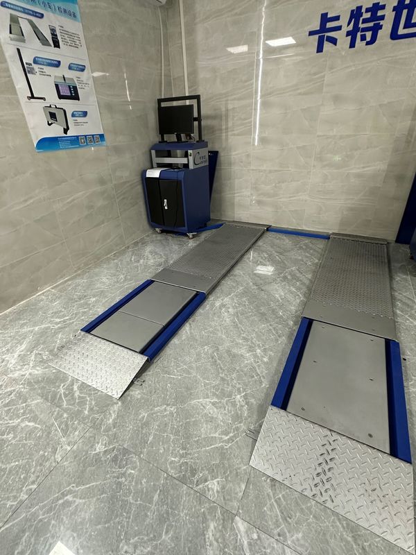 Apparecchiatura per l'ispezione dei veicoli della linea di prova auto  test di frenata 4CTPB-3-4 Tester freni a piastra ultrapiatta