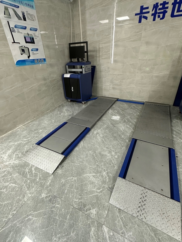 2CTPBH-10 Tester di freni a piastra ultra piattaLinea di prova per autocarri Prova della forza di frenata