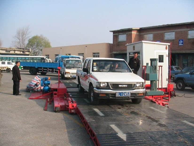 Posizione di lavoro Linea di prova di sicurezza del veicolo mobile 10000 kg Carico Linea di prova mobile CTYJ-10