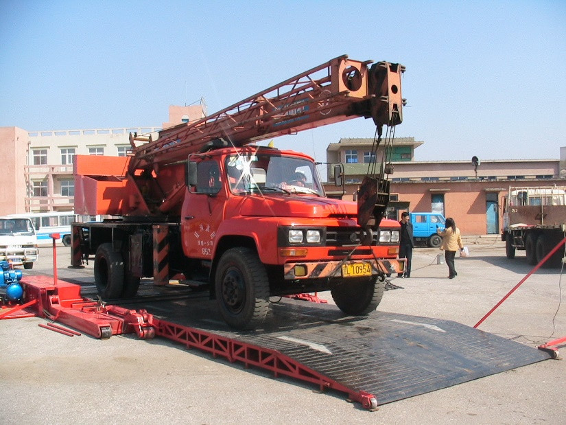 Posizione di lavoro Linea di prova di sicurezza del veicolo mobile 10000 kg Carico Linea di prova mobile CTYJ-10