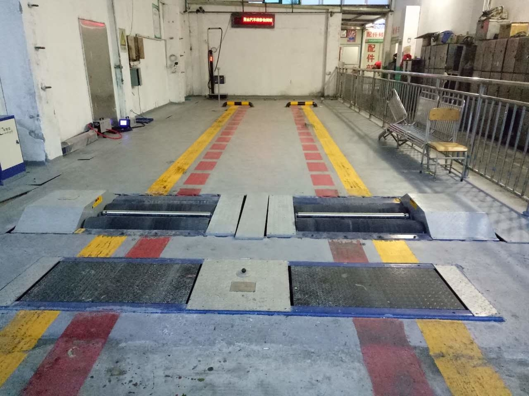 Due tester CT-EWR Impianto di ispezione dei veicoli a motore di livello 2 Linea di prova di manutenzione e sicurezza