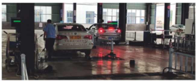 CTVMS-3 Linea di prova di veicoli semplici Tester di gas di scarico di veicoli transitori per veicoli leggeri a benzina