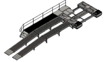 CTDCG-15 Auto Car Tre assi sei rulli Veicolo Chassis Dinamometro cavalli dinamometro