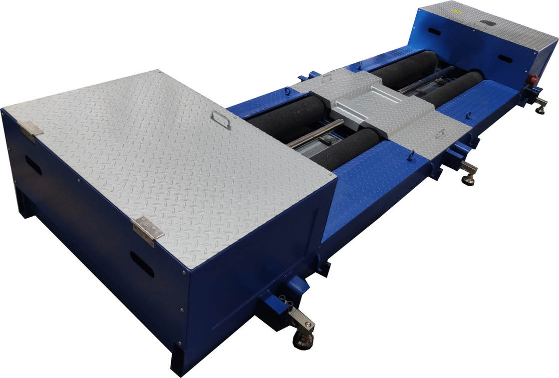 Cartesykj Tester di freni a rulli con ascensore di sacchetti d'aria a carico dell'asse per auto 4000kg Linea di prova del veicolo Equipme di ispezione annuale del veicolo