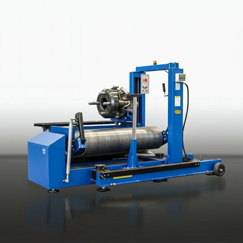 Banco prova freni a rulli mobile per autocarri 4x4, capacità 10T, linea di prova veicoli, attrezzature per l'ispezione dei veicoli