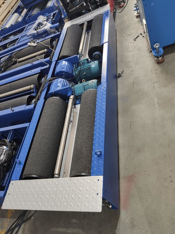 Cartesykj attrezzatura di ispezione del veicolo collaudatore di freni a rulli 4T collaudatore di freni a rulli di forza opposta con prova del freno a carico di asse