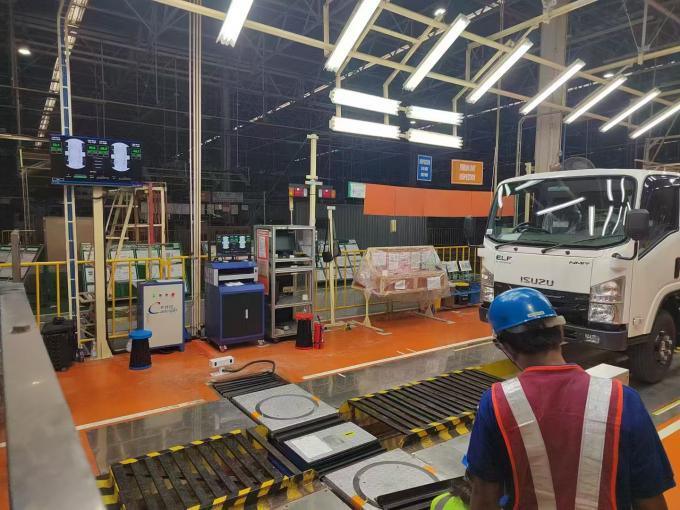 CTZJ - 10 Tester dell'angolo di sterzo del veicolo Attrezzature di ispezione del veicolo per autocarri con sistema di controllo industriale