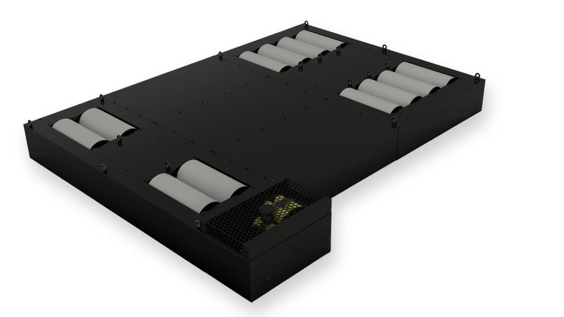 Soluzione per apparecchiature di collaudo veicoli integrata Cartesykj per l'ispezione di freni, velocità e sbandamento