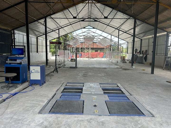 5 in1 tester di freni a rulli tester di sospensione tester di carico dell'asse doppia piastre di slittamento laterale velocimetro tester proiettore