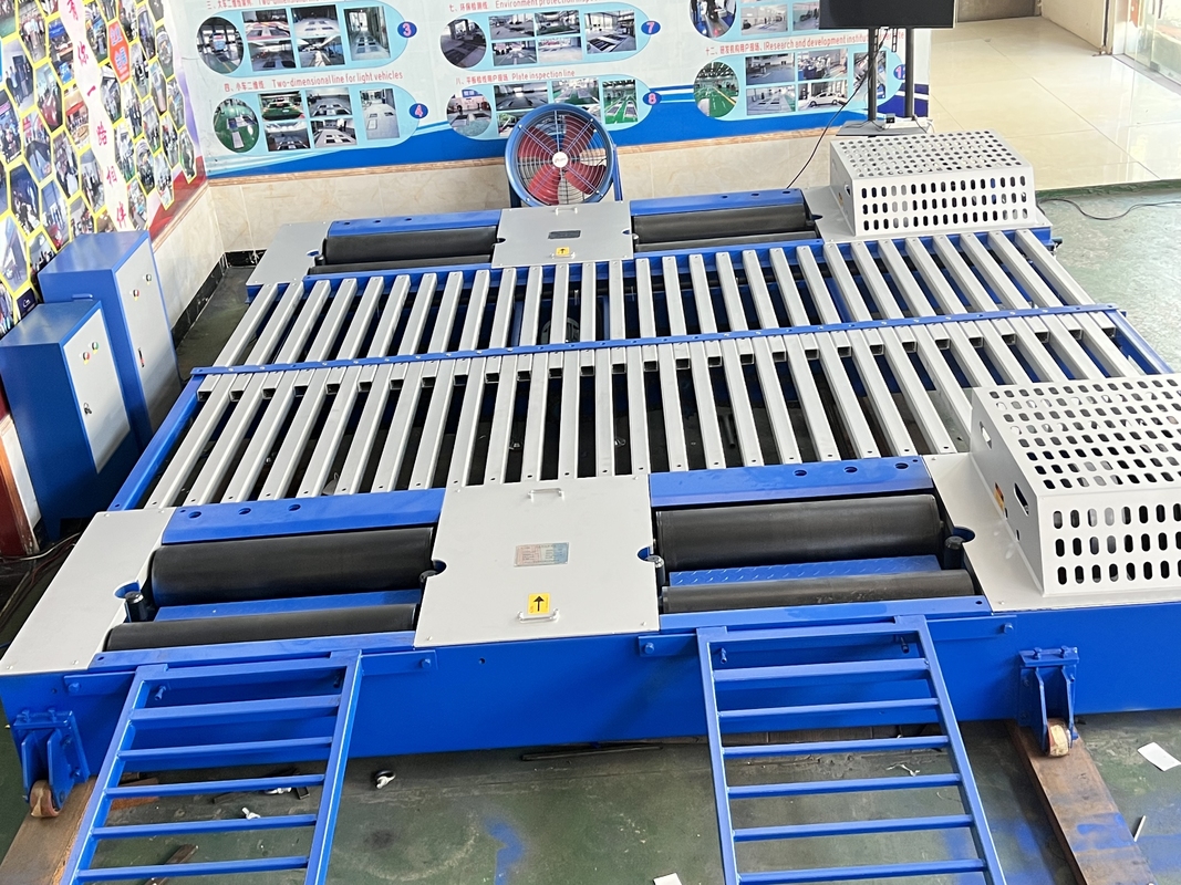 CTDCG-3-4WD  Banco prova veicoli 4WD per autoveicoli, dinamometro per telaio, macchina per cavalli vapore, un freno a correnti parassite 1000 CV, un rullo libero