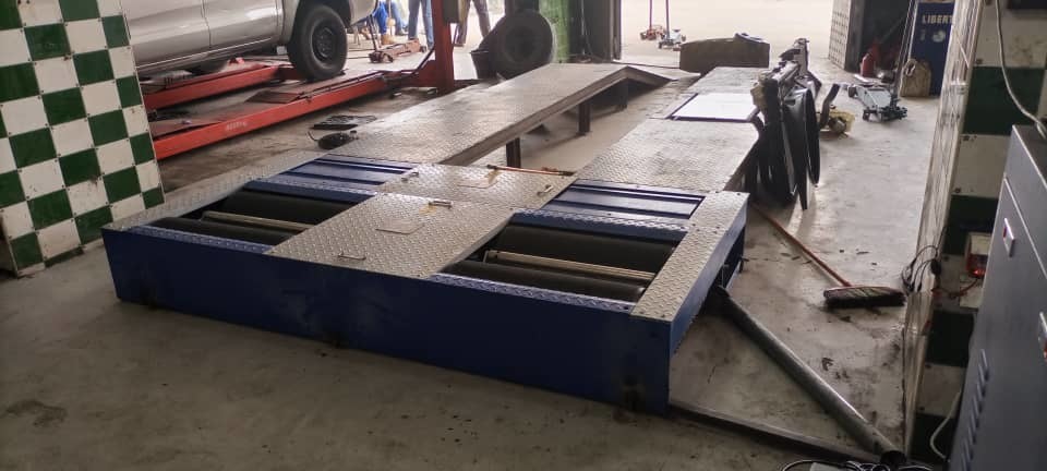 CTGT-3-4B 4 in 1 Test di sospensione del veicolo per la linea di prova del freno a rulli con carico sull'asse