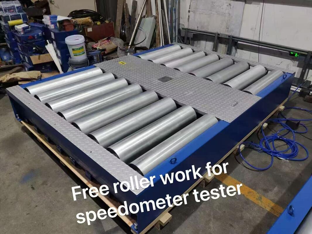 Soluzione per apparecchiature di collaudo veicoli integrata Cartesykj per l'ispezione di freni, velocità e sbandamento