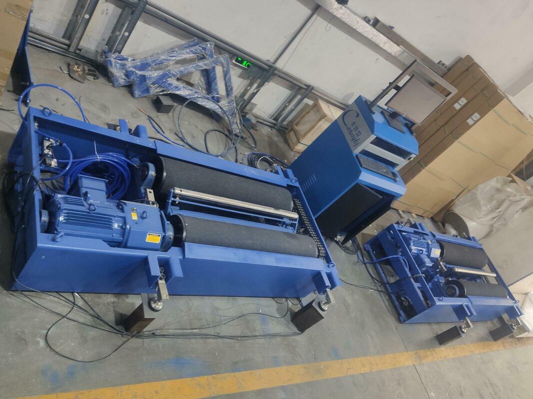 Cartesy Automobile Roller Brake Tester ForcesWith Axle Load CTFZ-10B Tester per rulli per freni per veicoli per impieghi gravosi da 10T