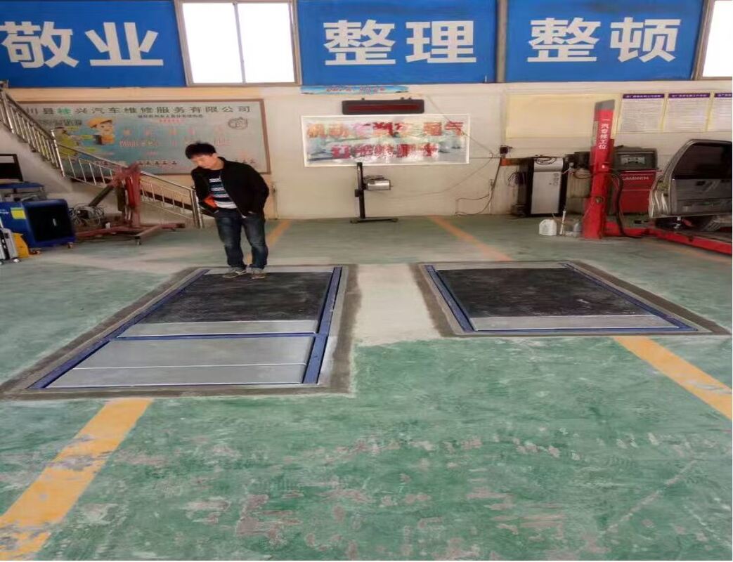 Cartesykj Banco prova freni piatto di lusso 3T 10T 15T Attrezzatura per ispezione veicoli Corsia di prova per veicoli 2CTHPB-13 con banco prova freni a carico dell'asse con sospensione a slittamento laterale