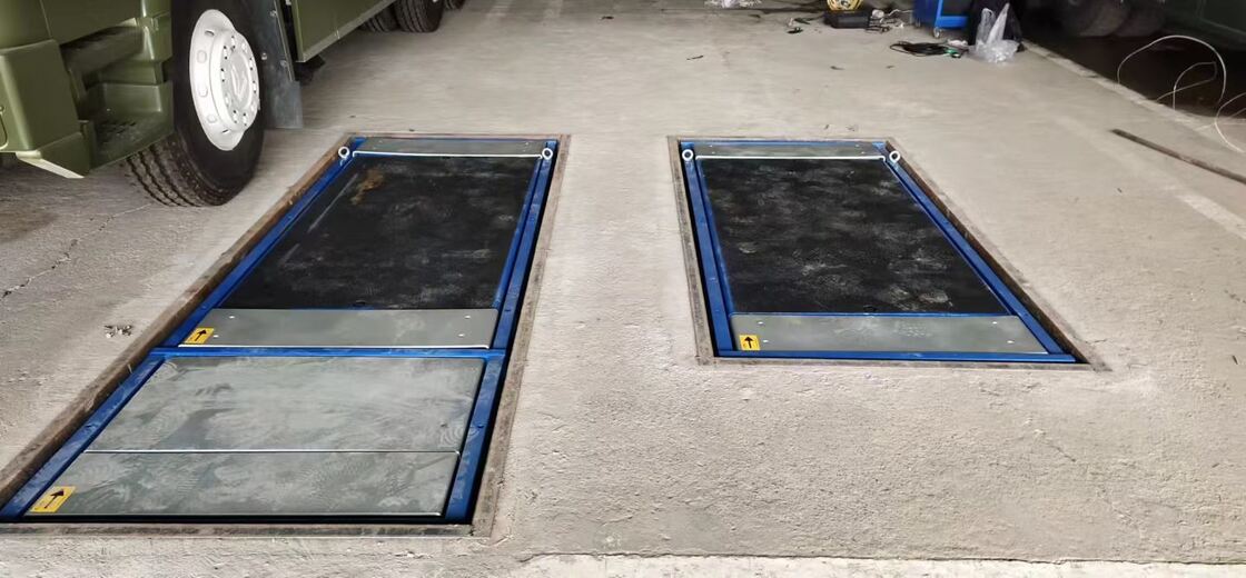 Cartesykj Banco prova freni piatto di lusso 3T 10T 15T Attrezzatura per ispezione veicoli Corsia di prova per veicoli 2CTHPB-13 con banco prova freni a carico dell'asse con sospensione a slittamento laterale