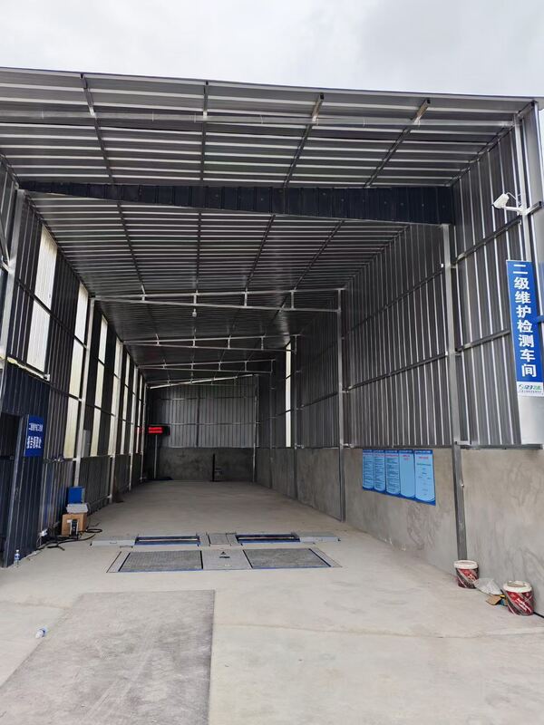 Pista di prova per camion Cartesy per officine di riparazione, banco prova freni a rulli per autoveicoli, forze con carico per asse, piastre doppie, tester di scivolamento laterale, capacità 10T