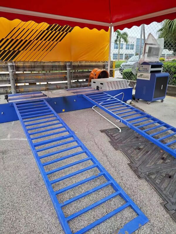 Dinamometro del telaio del veicolo a carico di 4 t con potenza di assorbimento massima di 160 kW e carico massimo dell'asse di 3000 kg per la prova delle prestazioni automobilistiche