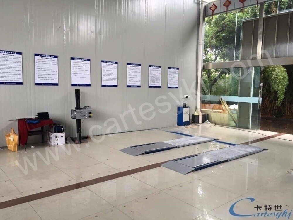 Linea di prova ultrapiatta a 220V per test freni auto, test di carico, controllo sbandamento