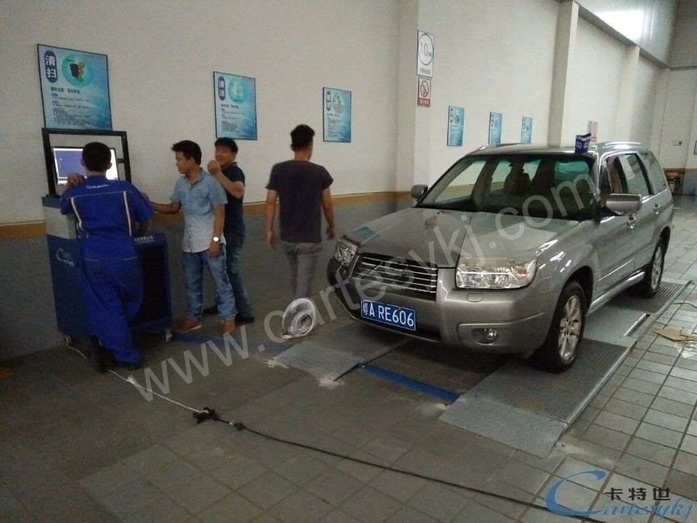 Linea di prova ultrapiatta a 220V per test freni auto, test di carico, controllo sbandamento