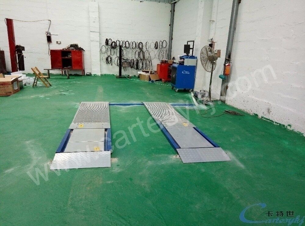 Linea di prova ultrapiatta a 220V per test freni auto, test di carico, controllo sbandamento