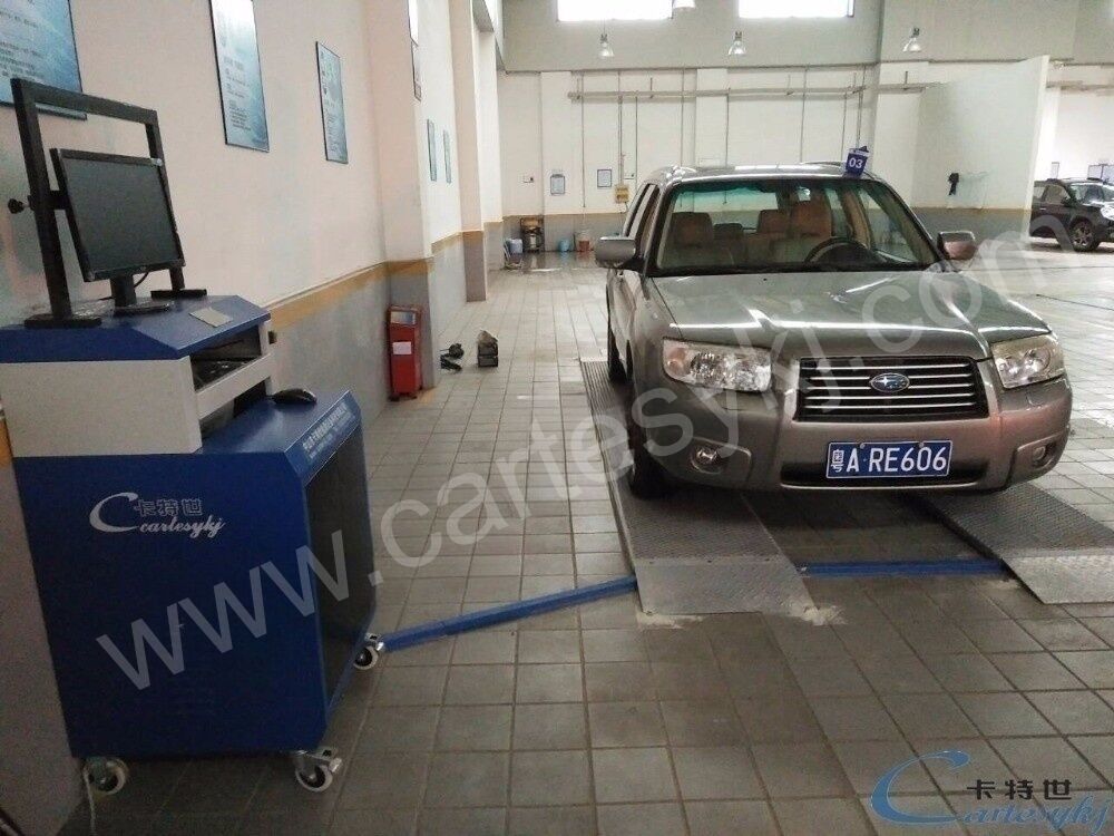 Linea di prova ultrapiatta a 220V per test freni auto, test di carico, controllo sbandamento