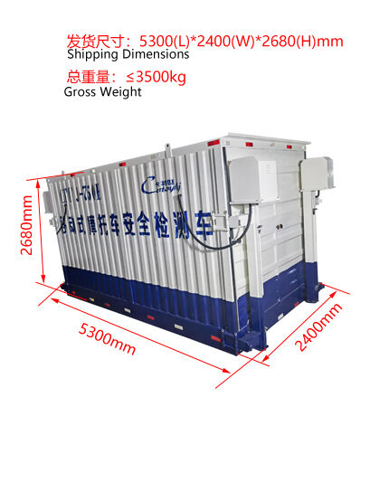 Cartesykj Mobile Motorcycle test line facility Safety Test Line 700kg Load CTMYJ-750B Mobile Test Station