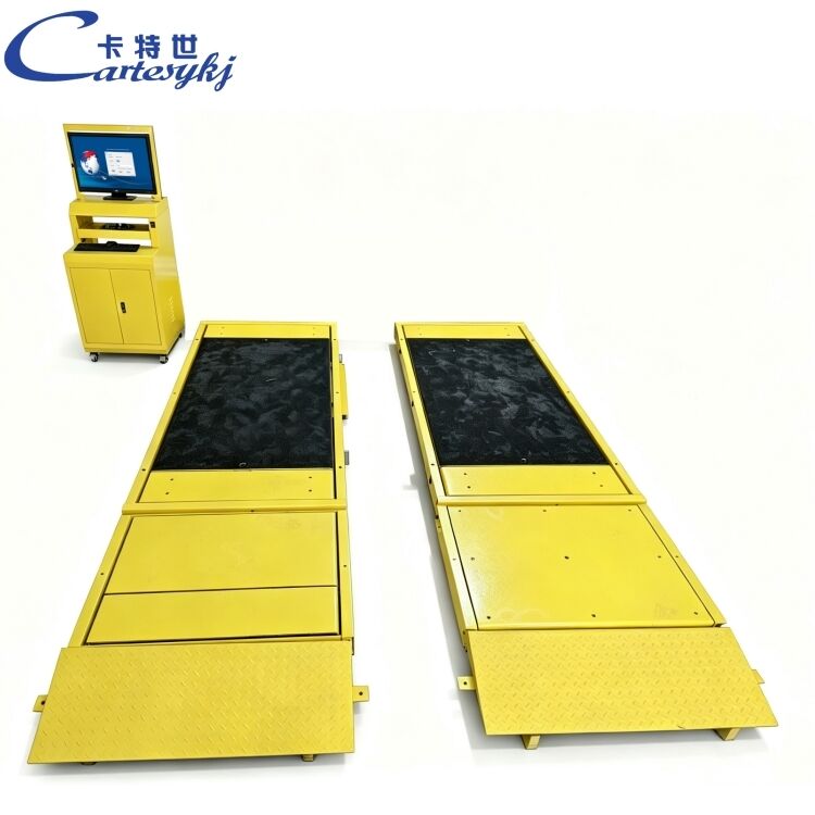 Cartesykj Tester freni piatto di lusso 13T Attrezzatura per ispezione veicoli corsia di prova veicoli 2CTHPB-10