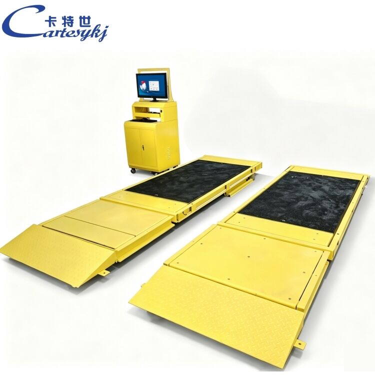 Cartesykj Tester freni piatto di lusso 13T Attrezzatura per ispezione veicoli corsia di prova veicoli 2CTHPB-10
