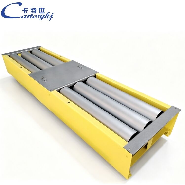 Cartesy Pneumati CTZG-15 Rullo Libero per Attrezzature di Ispezione Veicoli con Capacità 15T, Resistente alla Corrosione e Bloccaggio Pneumatico
