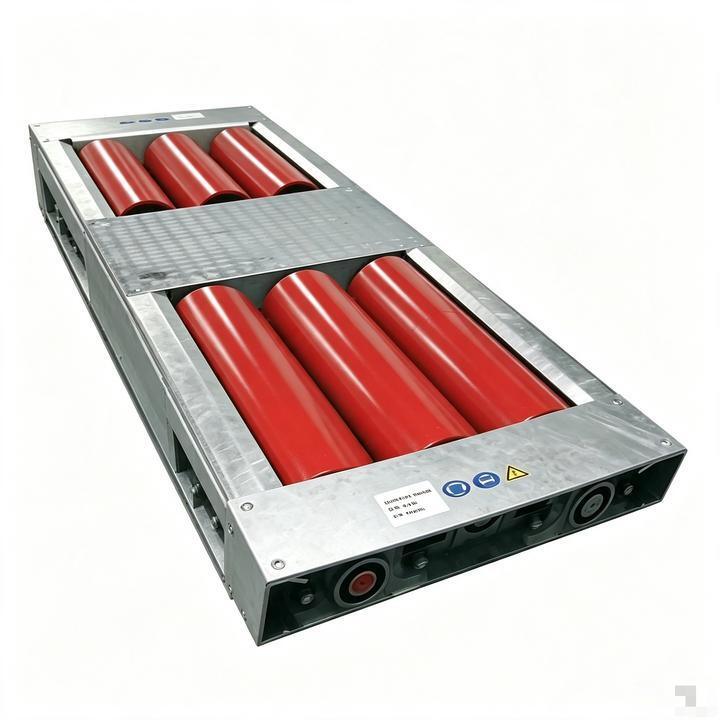 Cartesy Pneumati Free Roller Set di Bogie Rollers viene utilizzato in connessione con tester freno o velocometro di diametro 215mm