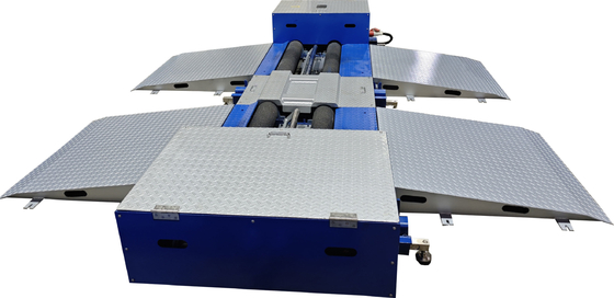 CTZD-9500M 15T Roller Mobile Brake Tester Bench Portable Transportable Roller per camion