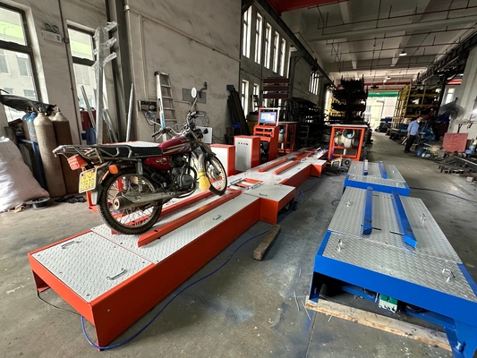 CTMT-300B Tester completo per motociclette personalizzato con tre ventilatori di raffreddamento da 3000 watt appositamente progettati per funzionare sottoterra