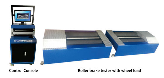 Testatore di cinghia dei freni per camion a rulli Equipaggiamento di ispezione del veicolo Capacità di carico 4 t CTFZ-3B