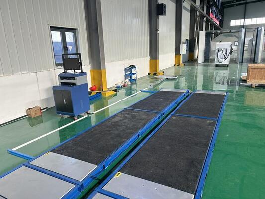 Cartesykj Luxury 4 flats brake tester side slip tester axle load tester suspension tester 4T Vehicle inspection equipment vehicle test lane for car 4CTHPB-4